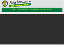 Tablet Screenshot of fitschen-agrar.de